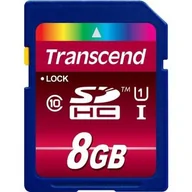 Karty pamięci - Transcend SDHC UHS-1 Class 10 8GB (TS8GSDHC10U1) - miniaturka - grafika 1