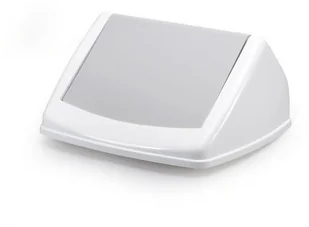 Durable Pokrywa Durabin Flip Lid Square 40 do pojemnika 1801574011 biała - Kosze na śmieci - miniaturka - grafika 3