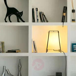 Faro Barcelona Akane Lampa stołowa Czarny, 1-punktowy 28370 - Lampy stojące - miniaturka - grafika 3