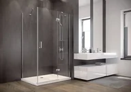 Kabiny prysznicowe - Besco Viva 195 80x120 przejrzyste - miniaturka - grafika 1