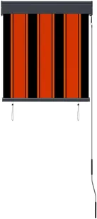 vidaXL Roleta zewnętrzna, 60x250 cm, pomarańczowo-brązowa - Rolety - miniaturka - grafika 4