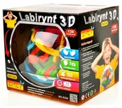 Puzzle - Inteligentna Kula Labirynt 3D - przeplatanka - Pl - miniaturka - grafika 1