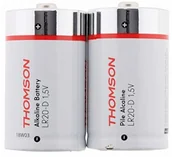 Baterie i akcesoria - Thomson Thomson Baterie alkaliczne LR20 D, 1,5 V, 2 sztuki 150379 - miniaturka - grafika 1
