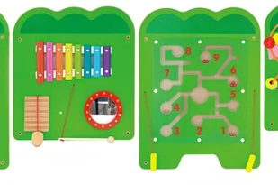 Viga Viga, sensoryczna tablica manipulacyjna Krokodyl - Tablice dla dzieci - miniaturka - grafika 6
