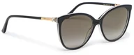 Okulary przeciwsłoneczne - Jimmy Choo Okulary przeciwsłoneczne JM LISSA/S Czarny - miniaturka - grafika 1