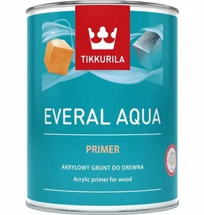 Tikkurila EVERAL AQUA PRIMER- akrylowy grunt do drewna, 0.9l - Farby i impregnaty do drewna - miniaturka - grafika 2