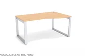 Biurka - WUTEH S.A. Biurko biurowe FOCUS FO-6 (160x100x73,5cm) 1255 - miniaturka - grafika 1