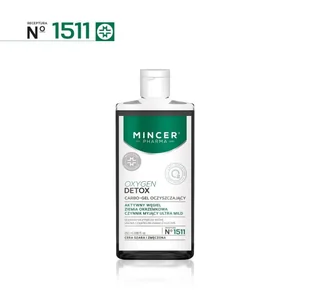 Mincer Pharma Oxygen Detox Carbo-gel oczyszczający no 1511 250 ml Mincer - Żele do mycia twarzy - miniaturka - grafika 5