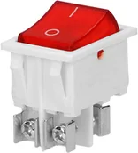 Wyłączniki światła i elektryczne - Orno Polska sp. z o.o. Łącznik kołyskowy podświetlony OR-AE-13179/W (biały) - miniaturka - grafika 1