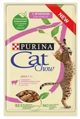 Mokra karma dla kotów - Purina CAT CHOW CAT CHOW ADULT Z JAGNIĘCINĄ I ZIELONĄ FASOLKĄ W GALARECIE 85G PCCAZF - miniaturka - grafika 1