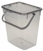 Akcesoria do armatury i ceramiki - PLAST TEAM Pojemnik na proszek PLAST TEAM 10 l Szary - miniaturka - grafika 1