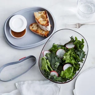 Mepal Lunch Box Plastikowy Dwukomorowy Z Pojemnikiem Na Sos Mepal Salad Miętowy 1,9 L - Lunch boxy - miniaturka - grafika 8