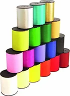 Pasmanteria - Clairefontaine 601529C szpulka wstążka prezentowa matowa (250 m x 10 mm, idealna do projektów rzemieślniczych i prezentów) 1 sztuka czarna 601529C - miniaturka - grafika 1