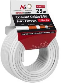 Maclean Kabel Koncentryczny RG6 25m MCTV-470 1_699880 - Kable - miniaturka - grafika 2