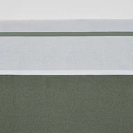 Prześcieradła dla dzieci - Meyco Meyco 413014 prześcieradło z zakładką Forest GREEN 100% bawełna, 75 x 100 cm, zielono-białe - miniaturka - grafika 1