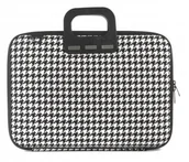 Torby na laptopy - Bombata Pied de Poule 15.6" czarna - miniaturka - grafika 1