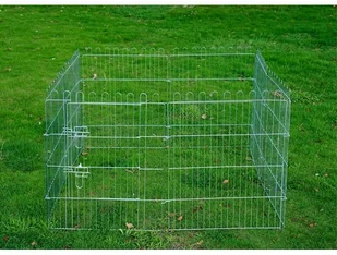 PawHut KOJEC HODOWLANY METALOWY KLATKA 63x76 cm - Sprzęt podróżny i transportery dla psów - miniaturka - grafika 2