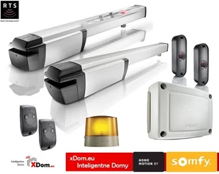 Somfy IXENGO L 24V 3S RTS ECO KOMFORT napęd do bramy skrzydłowej 8 m/800 kg ZESTAW 1216553 - Napędy i siłowniki do bram - miniaturka - grafika 5
