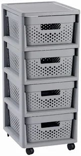 Curver REGAŁ SZAFKA INFINITY 4x11L AŻUROWY 3253924356006 - Szafki łazienkowe - miniaturka - grafika 12