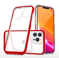 Etui i futerały do telefonów - Hurtel Clear 3in1 etui do iPhone 13 Pro żelowy pokrowiec z ramką czerwony - miniaturka - grafika 1