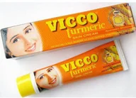 Kremy do twarzy - Vicco Krem do Twarzy z Kurkumą i Olejkiem Sandałowym - na zaskórniki, trądzik, cera tłusta 50g - miniaturka - grafika 1