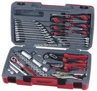 Zestawy narzędziowe - TENG TOOLS TENGTOOLS ZESTAW KLUCZY NASADOWYCH 45szt T3848-P 167210103 - miniaturka - grafika 1