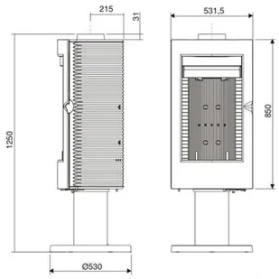 Ekoprojekt 868 Piec wolnostojący Invicta 12kW Pharos kolor emalia antracyt 86876400 - Piece wolnostojące Ekoprojekt 868 Piec wolnostojący Invicta 12kW Pharos kolor emalia antracyt 86876400 - Piece wolnostojące - miniaturka - grafika 2