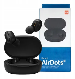 Xiaomi AirDots Mi True Wireless Earbuds Basic 2 Czarne (TWSEJ061LS) - Słuchawki Xiaomi AirDots Mi True Wireless Earbuds Basic 2 Czarne (TWSEJ061LS) - Słuchawki - miniaturka - grafika 2