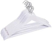 Wieszaki i stojaki - Wieszak drewniany RONDO komplet 30 szt biały W.RONDO.BIA.30.FSC - miniaturka - grafika 1