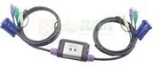Przełączniki KVM - Aten CS62AZ-AA 2 port PS2 KVM & Speaker CS62AZ-AA - miniaturka - grafika 1