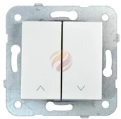 Wyłączniki światła i elektryczne - Viko Karre - Łącznik żaluzjowy 2-przyciskowy biały 90963616 - miniaturka - grafika 1