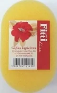 Rękawice i gąbki do kąpieli - Fitti Gąbka kąpielowa żółta - miniaturka - grafika 1