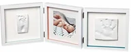 Ramki na zdjęcia - Baby Art 3601095400 My Baby Style Double Print Frame, Essentials, trzyczęściowa ramka na zdjęcia kwadratowa, z 2 x nadrukiem gipsowym do samodzielnego wykonania, wielokolorowa - miniaturka - grafika 1