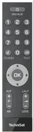 Inne akcesoria audio-wideo - TechniSat 0000/3771 uniwersalny wystarczy po prostu-pilot zdalnego sterowania Czarny 0000/3771 - miniaturka - grafika 1