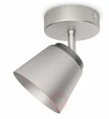 Lampy ścienne - Matowy, chromowany spot LED Dender - miniaturka - grafika 1