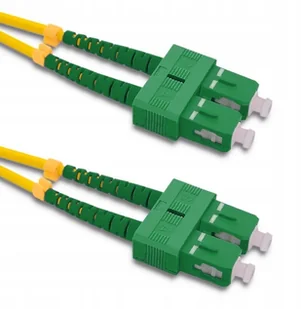 Qoltec światłowodowy SC/APC 0.5m żółty (54004) - Kable komputerowe i do monitorów - miniaturka - grafika 2