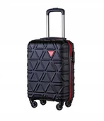 Walizki - Puccini Walizka Kabinowa Mała Czarna ABS018C 1 - miniaturka - grafika 1