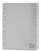 Przekładki do segregatorów - DURABLE Przekładki do segregatora A4 20 stron szare 6443-10 - miniaturka - grafika 1