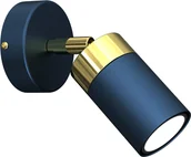 Lampy ścienne - Milagro Kinkiet JOKER NAVY BLUE/GOLD 1xGU10 MLP7722 - miniaturka - grafika 1