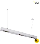 Lampy sufitowe - SLV SPOTLINE Q-LINE 1m 4000K wisząca 30° srebrno szara 1000934 - miniaturka - grafika 1