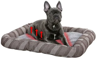 Kerbl Legowisko dla psa Pablo, 80x55 cm, szare, 80365 - Legowiska dla psów - miniaturka - grafika 5