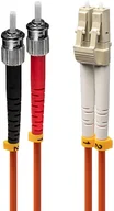 Kable światłowodowe - LINDY 46490 Kabel optyczny światłowód) LC ST OM2 pomarańczowy 1m LY-46490 - miniaturka - grafika 1