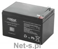 Baterie do zasilaczy awaryjnych UPS - BLOW XTREME akumulator żelowy 12V 12Ah (82-216#) - miniaturka - grafika 1