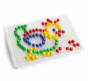 Quercetti Układanka Fantacolor Basic 2122, - Zabawki kreatywne - miniaturka - grafika 3