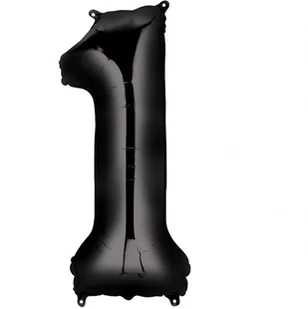 PartyDeco Balon foliowy cyfra 1, 34", niebieski jasny FB1P-1-001J - Balony i akcesoria - miniaturka - grafika 6