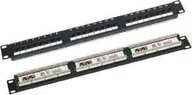 Wtyczki i adaptery - A-LAN Patchpanel 1U 19" UTP PK-U6-1 - miniaturka - grafika 1