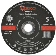 Tarcze do pił - Geko Tarcza do cięcia metalu PREMIUM 150x1.6 Inox 5/25/200) - miniaturka - grafika 1