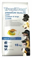Sucha karma dla psów - Tropidog Premium Adult Medium&Large Salmon&Rice 2,5kg - miniaturka - grafika 1