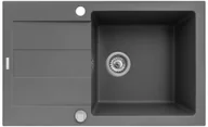 Zlewozmywaki - Pyramis SENAR 2 szary - miniaturka - grafika 1