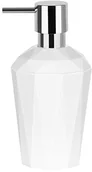 Dozowniki papieru i mydła dla firm - Spirella spirella 10.18126 Crystal dozownik mydła, biały 10.18126 - miniaturka - grafika 1